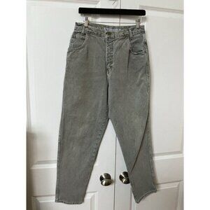 Vintage Santa Barbara Jeans Womens 13 Gray High Rise 90s Mom Jeans Denim